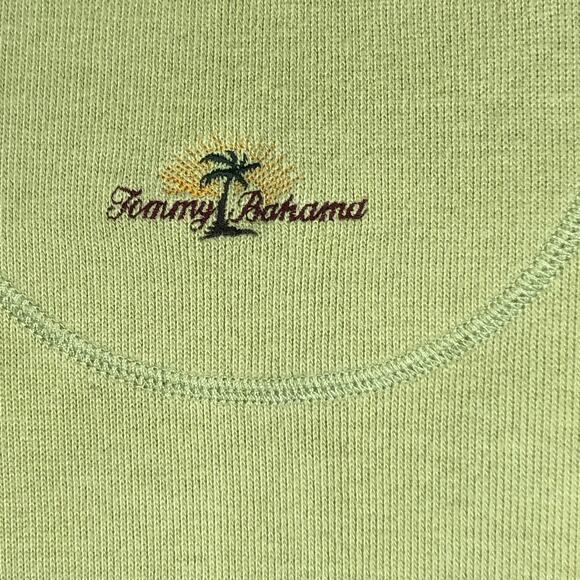 Tommy Bahama Sweater Mens Small Relax Casual Quarter Zip Pullover Embroidered - Picture 10 of 10